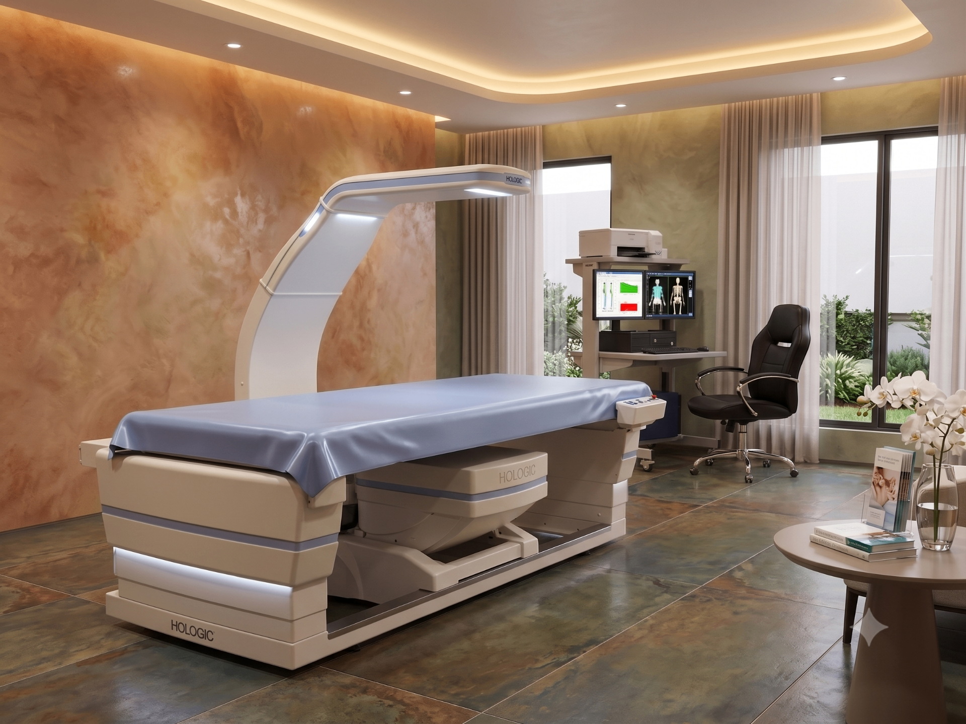Hologic DEXA body composition scanner in the Prolean Wellness Scottsdale suite