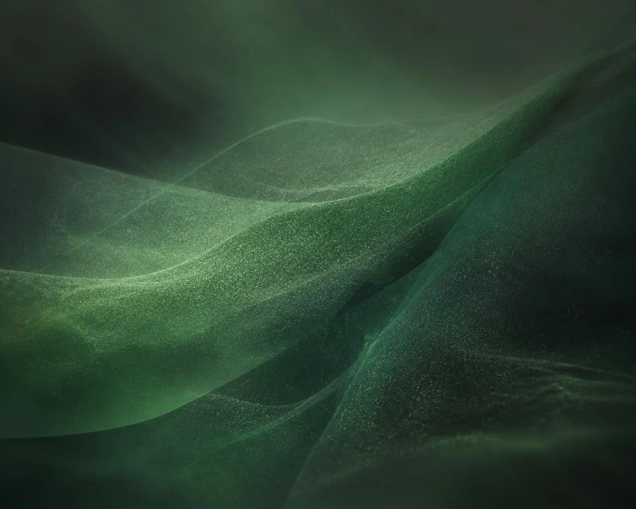 Abstract green gradient artwork