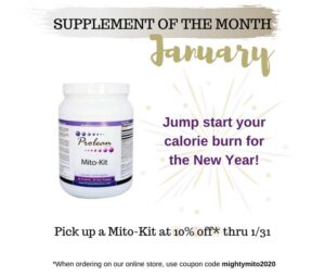 Pick up a Mit0-Kit at 10% off* thru 1/31